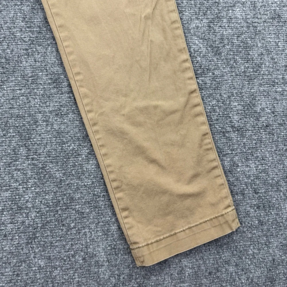 Banana Republic Mens Lived In‎ Chino Slim Fit Pants Khaki Tan 32 30 Flaw